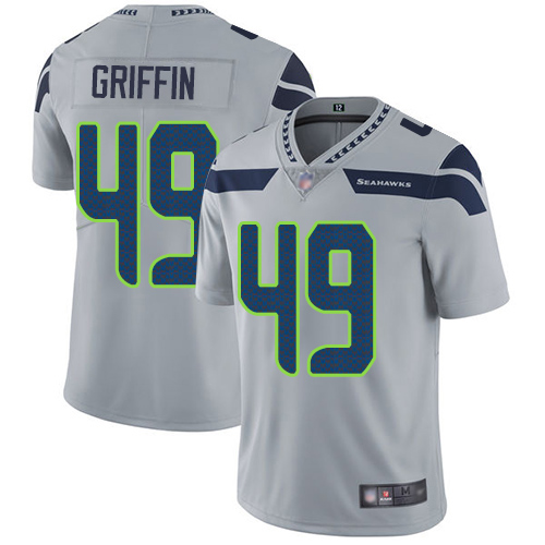 Seattle Seahawks Limited Grey Men Shaquem Griffin Alternate Jersey NFL Football #49 Vapor Untouchable